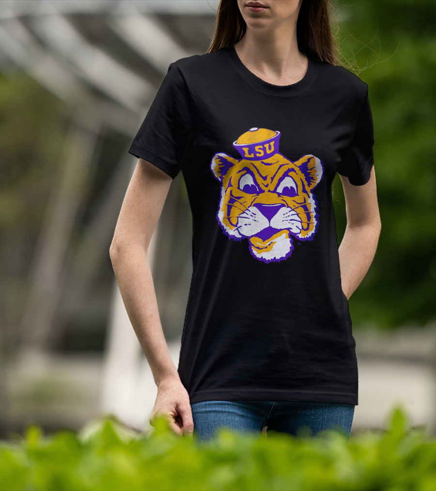 LSU Tigers Big Face 2026 Tiger Head LSU T-Shirt