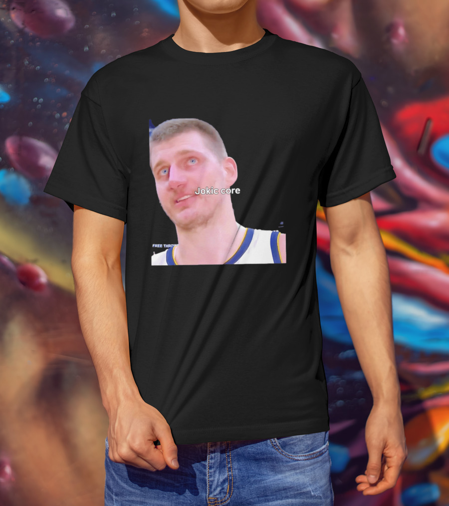 Jokic Core Nikola Jokic Free Throw Basketball T-Shirt