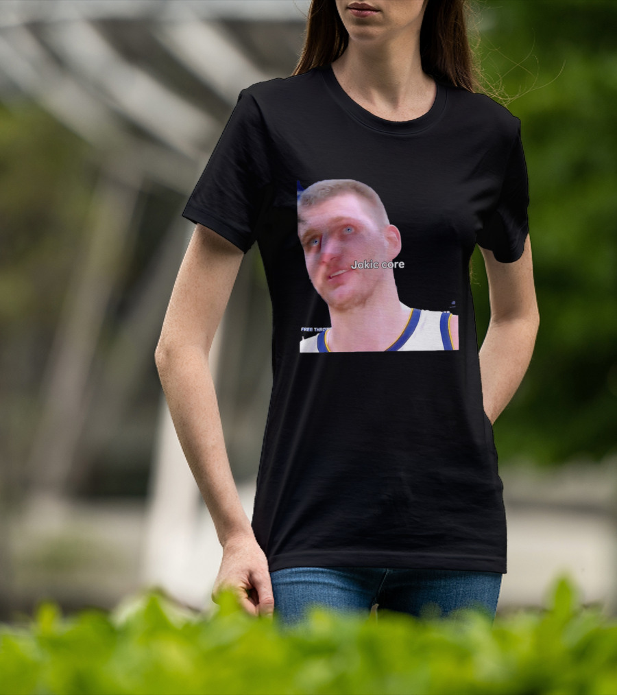 Jokic Core Nikola Jokic Free Throw Basketball T-Shirt