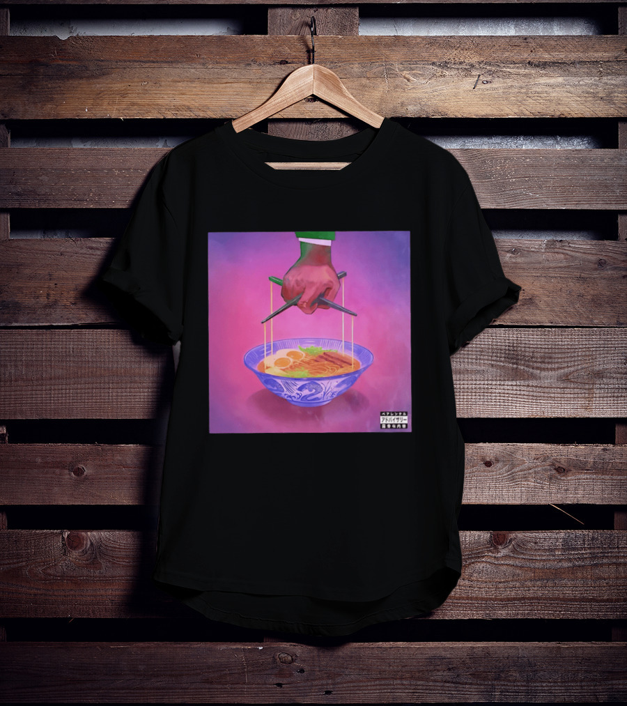 Parental Advisory Explicit Content Ramen Puppet Master Japanese Noodles Bowl T-Shirt