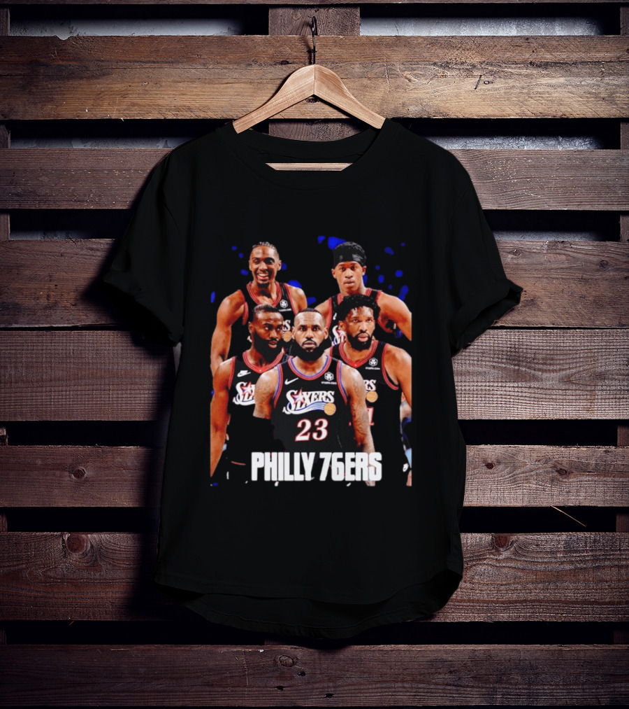 Philadelphia 76ers Big Five LeBron James Philly 76ers 23 T-Shirt