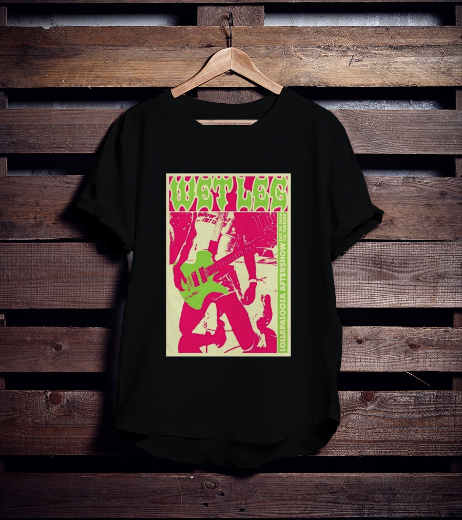 Wet Leg July 29 2026 Lollapalooza Aftershow Vic Theatre Chicago IL T-Shirt