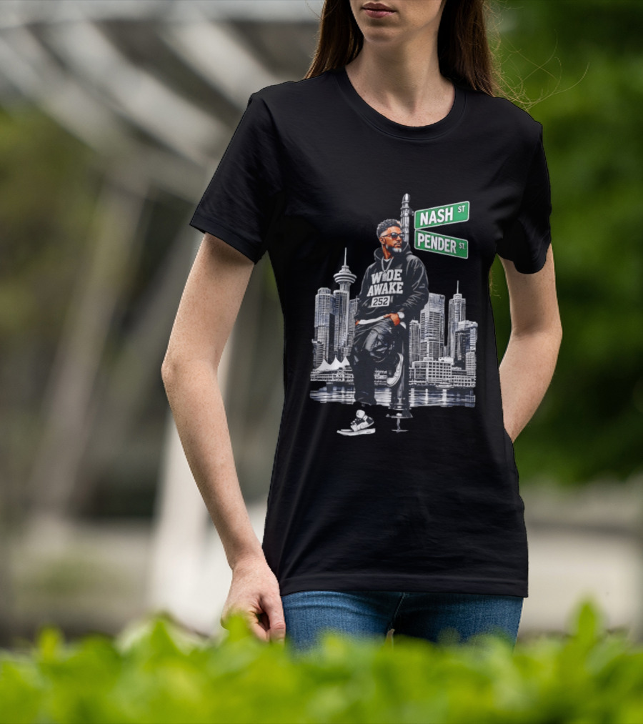Wide Awake 252 Nash Street Pender Street Urban Skyline T-Shirt