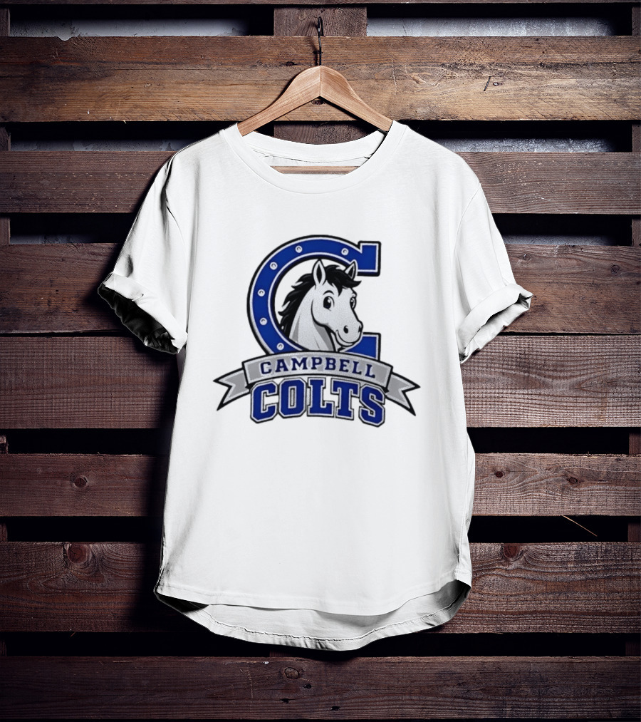Campbell Colts Athletic Horse T-Shirt