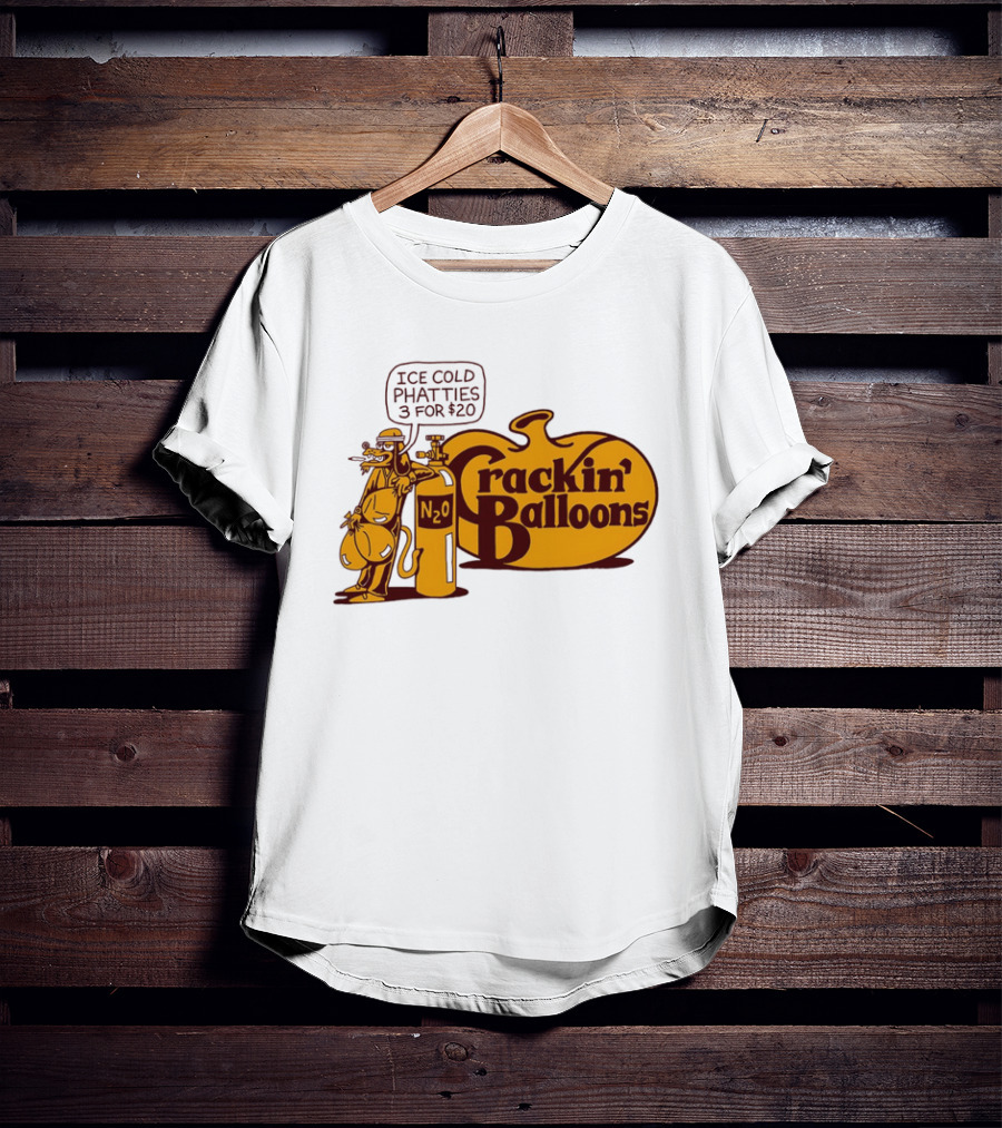 Cracker Barrel Crackin' Balloons Ice Cold Phatties N2O 3 For $20 T-Shirt