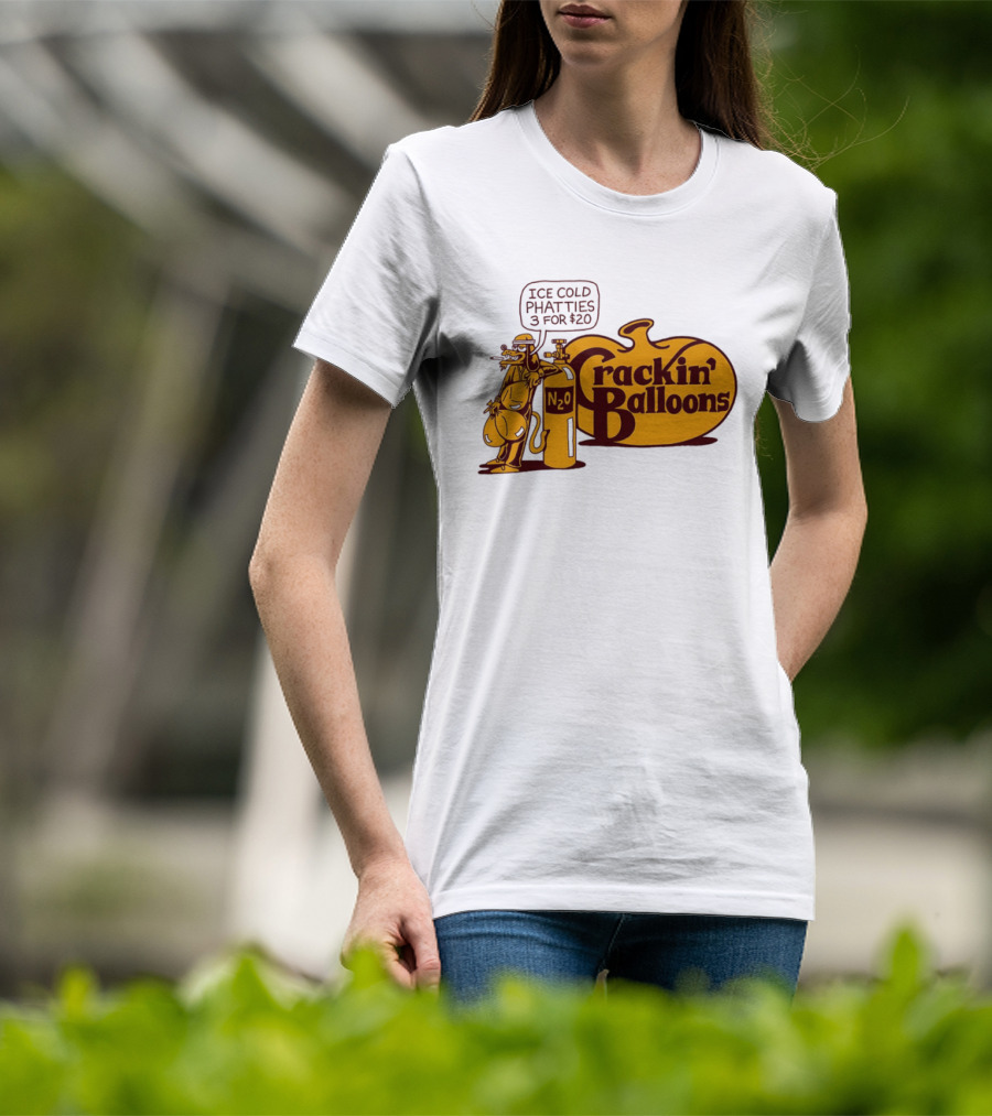 Cracker Barrel Crackin' Balloons Ice Cold Phatties N2O 3 For $20 T-Shirt
