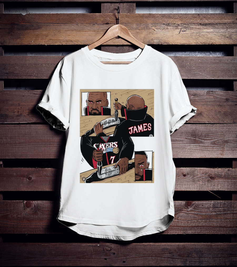 James Sixers 17 Basketball Comic T-Shirt