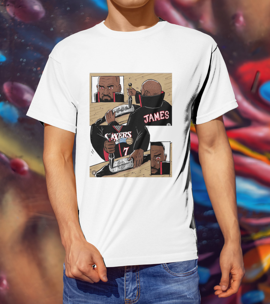 James Sixers 17 Basketball Comic T-Shirt