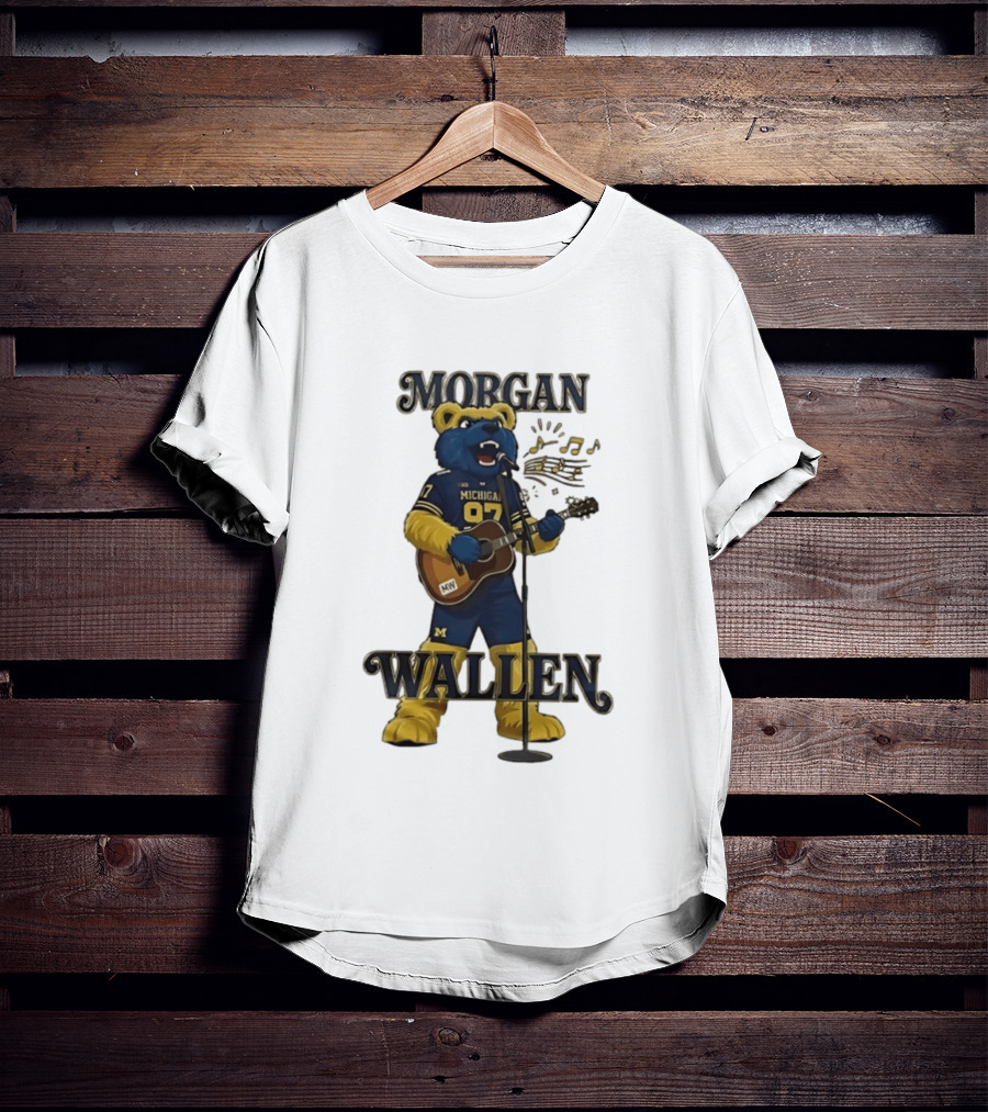 Michigan 97 Football Mascot Morgan Wallen Still The Problem Tour 2026 T-Shirt
