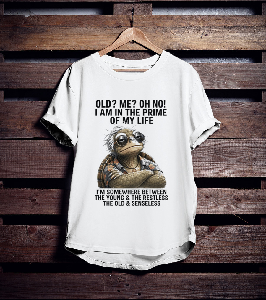 Old Me Oh No I Am In The Prime Of My Life Somewhere Between The Young And The Restless T-Shirt