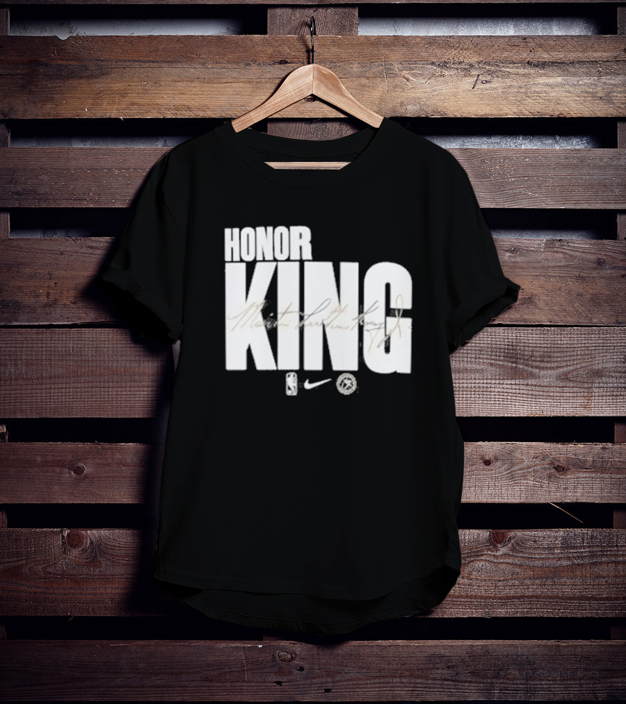 Anthony Edwards NBA Philadelphia 76ers Honor King Martin Luther King Jr Team Issued T-Shirt