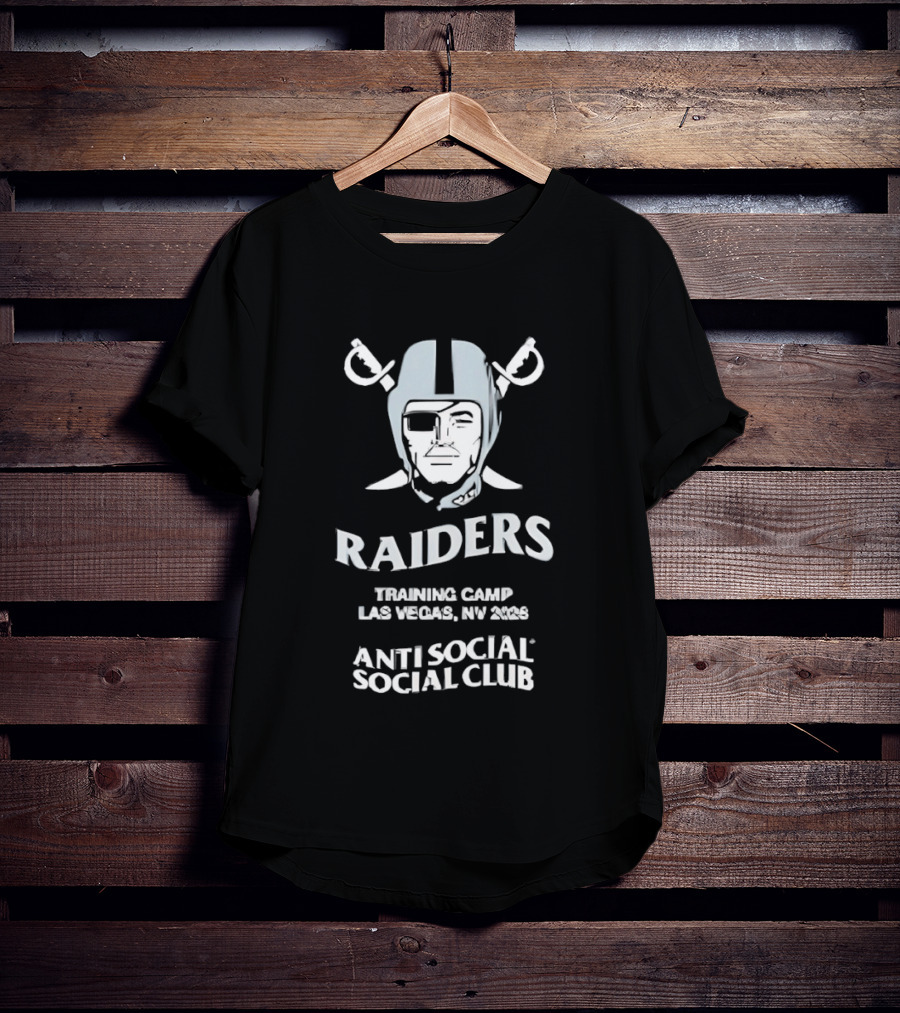 Anti Social Social Club Raiders Training Camp Las Vegas NV 2026 T-Shirt