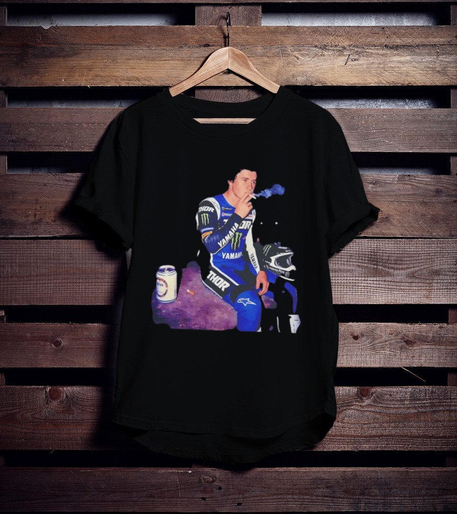 Haiden Deegan Yamaha Thor Monster Energy Smoking Image T-Shirt