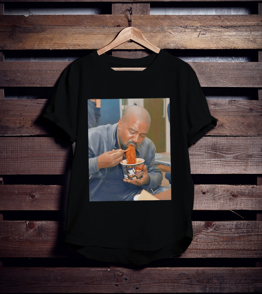 Buldak Bokkeum Myeon Kanye West Noodle Cup Spicy Challenge T-Shirt