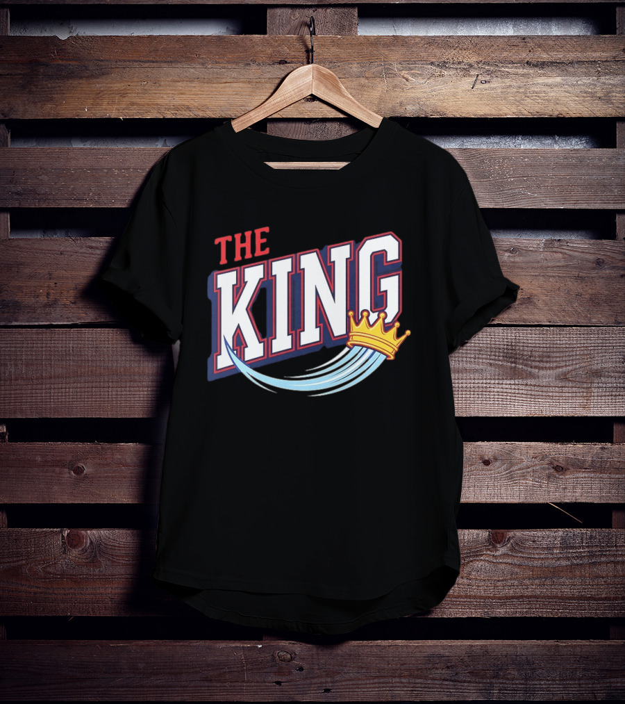 THE KING LeBron James Philadelphia 76ers NBA 2026 T-Shirt