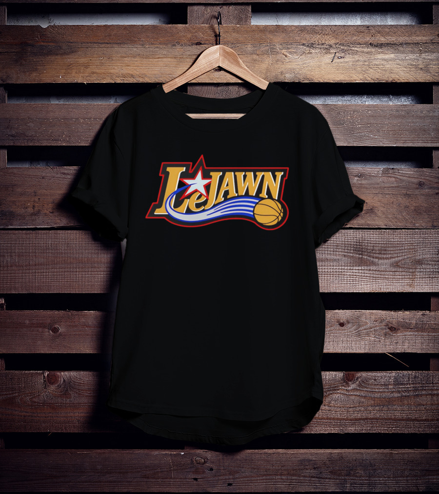 LeJawn Basketball Star Philadelphia 76ers LeBron James NBA 23 Niners T-Shirt