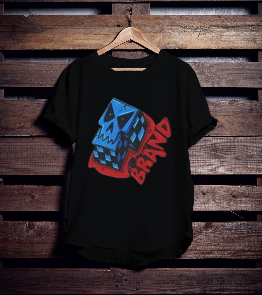 Don't Let Your Love For Somebody Overlook The Reality Of The Situation Skull Cube Brand T-Shirt