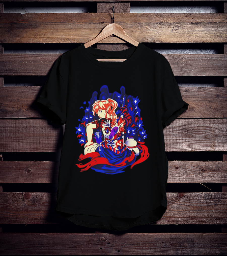 Legend Of Zelda Link Tattoo Art With Elven Warrior And Magical T-Shirt
