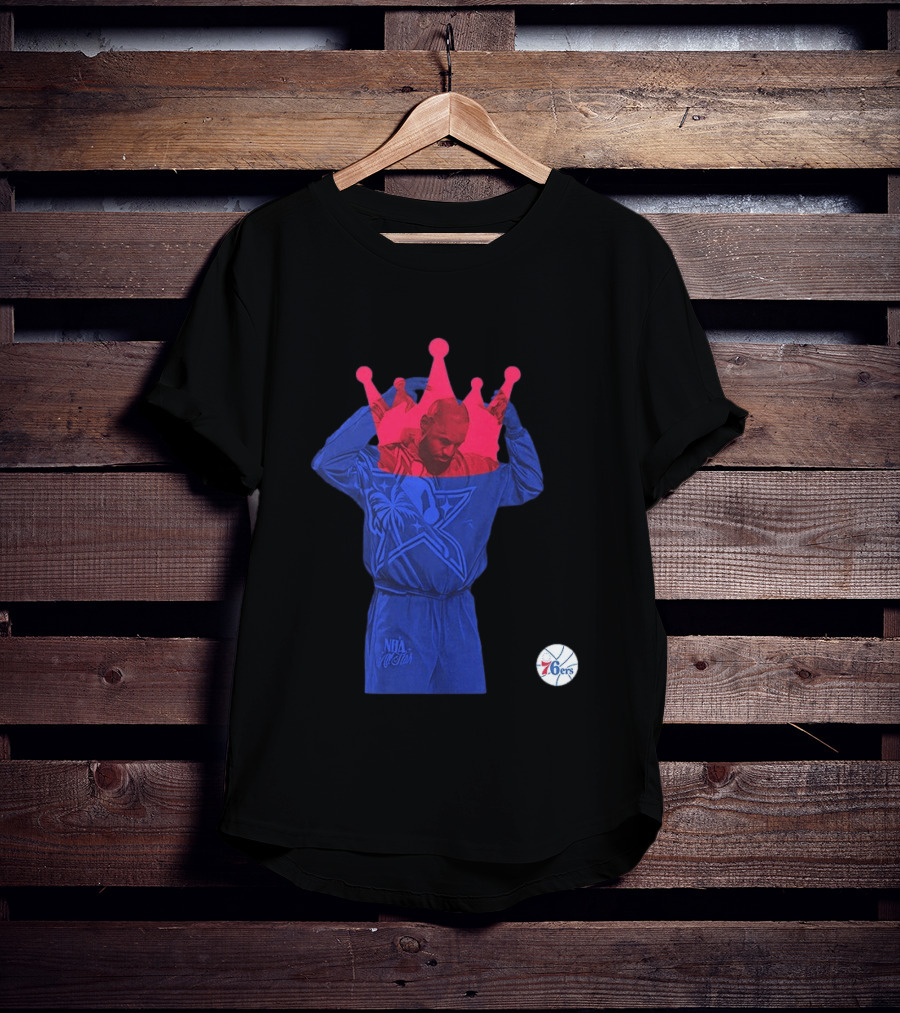 NBA All Star King LeBron James Philadelphia 76ers Season T-Shirt