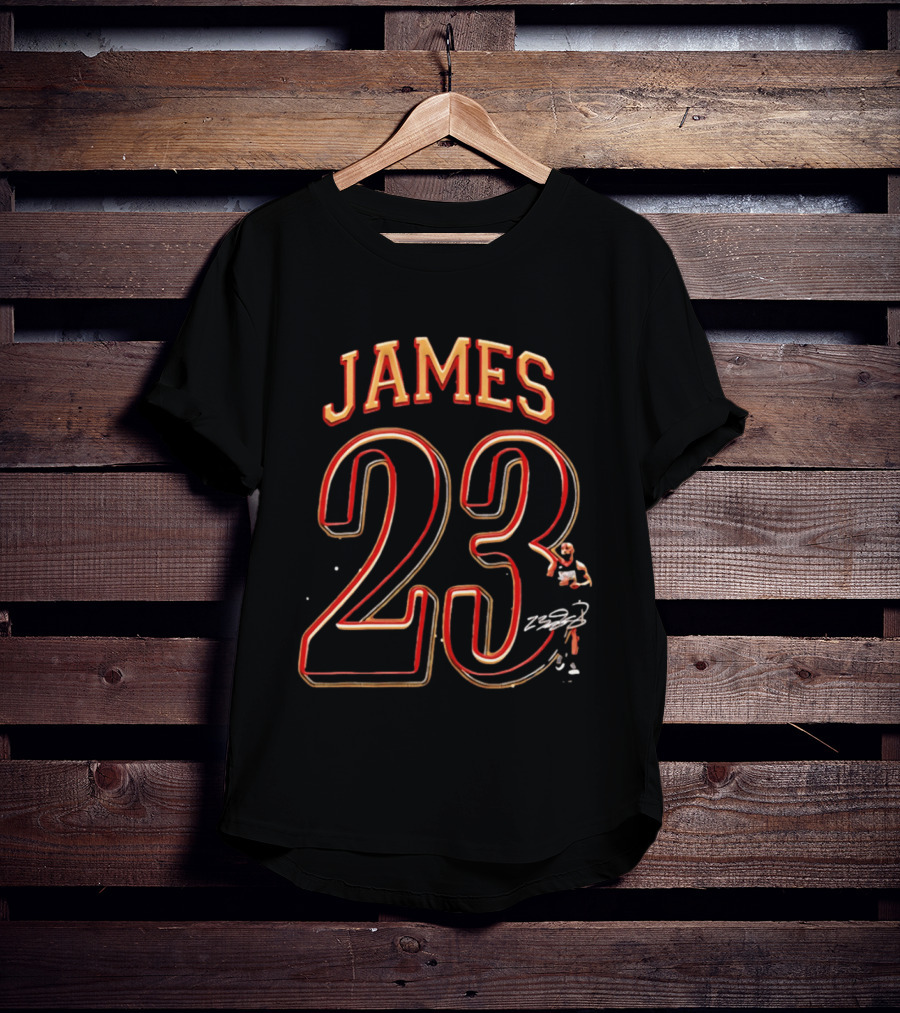James 23 Basketball Jersey Iconic Sports T-Shirt