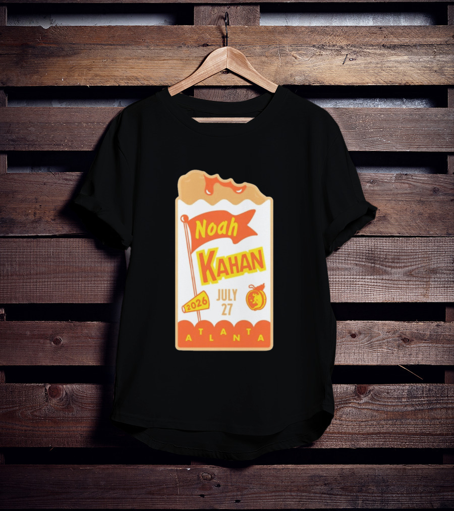 Noah Kahan Atlanta July 27 2026 Event T-Shirt