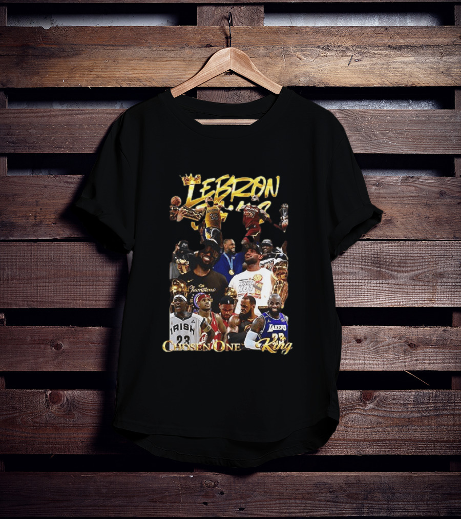 Lebron James Chosen One King Lakers Heat Cavaliers Lakers Champions T-Shirt