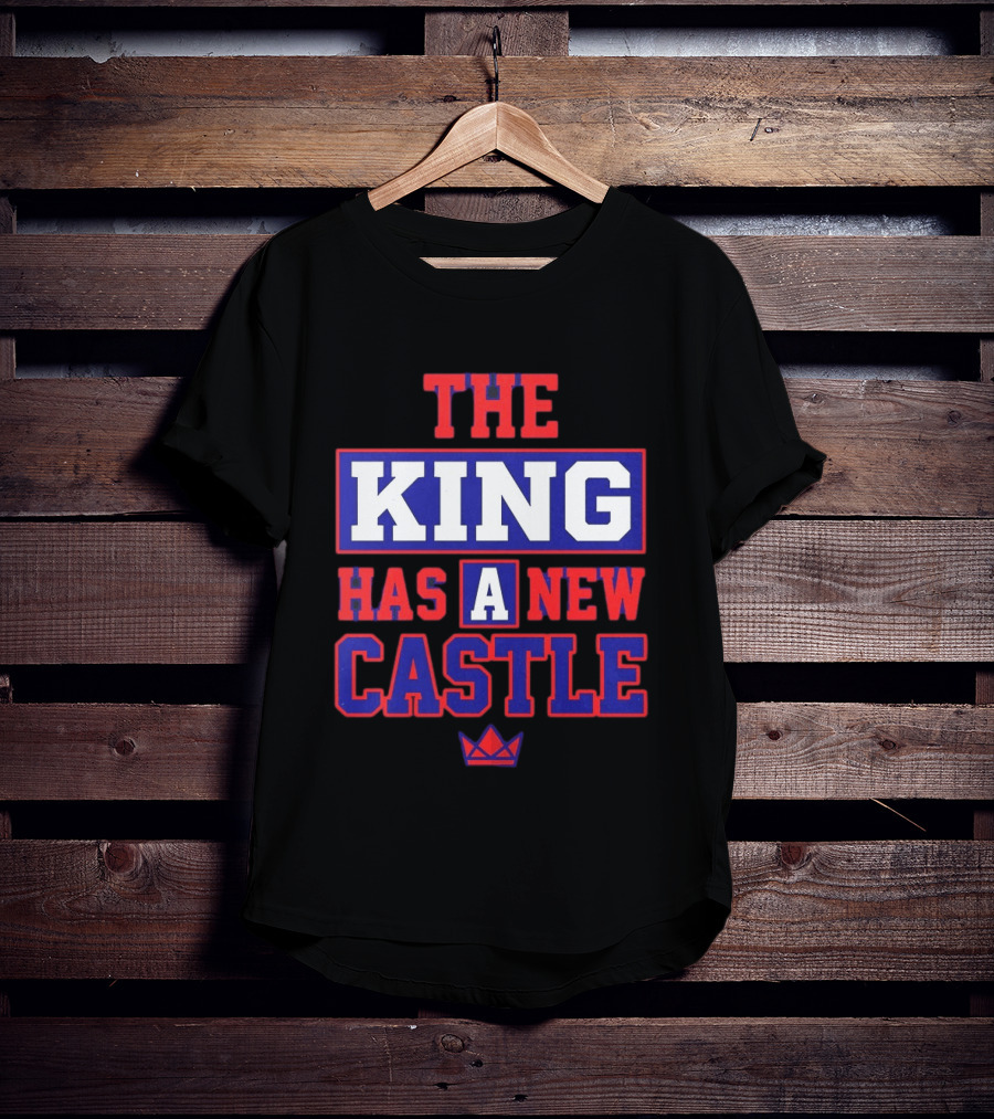 The King Has A New Castle LeBron James Philadelphia 76ers NBA 2026 T-Shirt