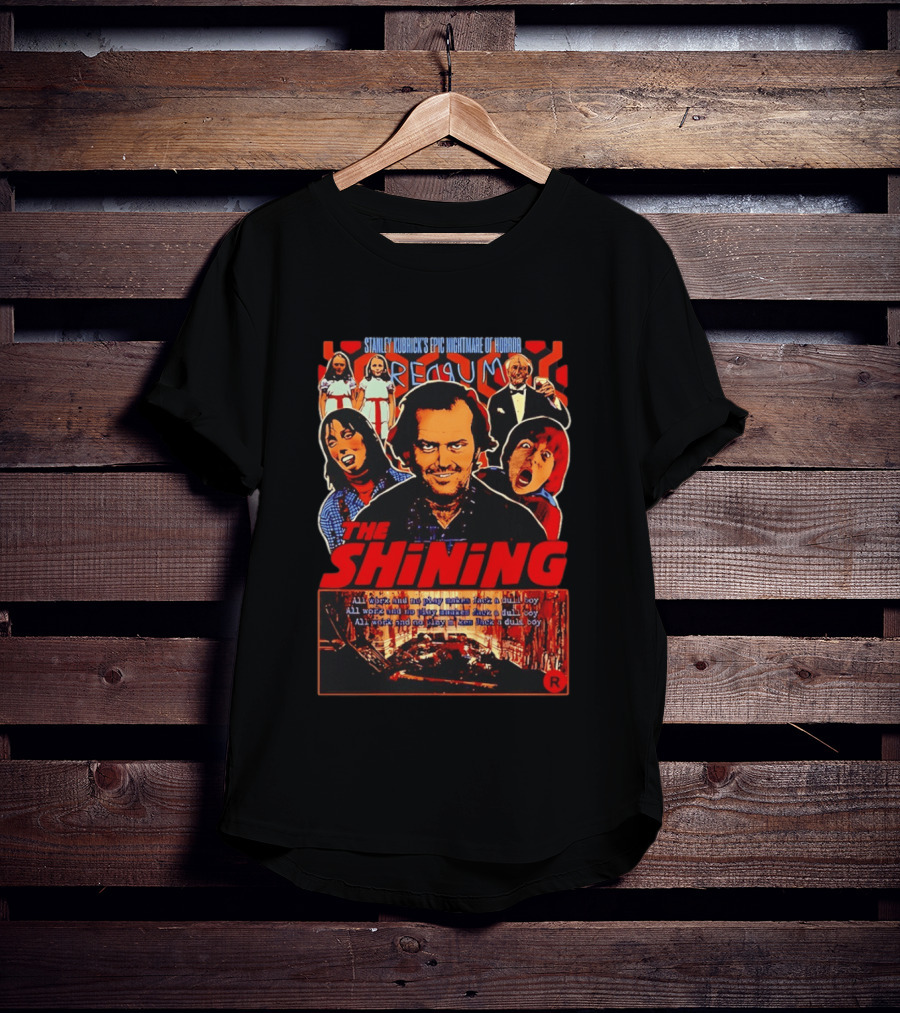 The Shining Stanley Kubrick Epic Nightmare Of Horror REDRUM T-Shirt