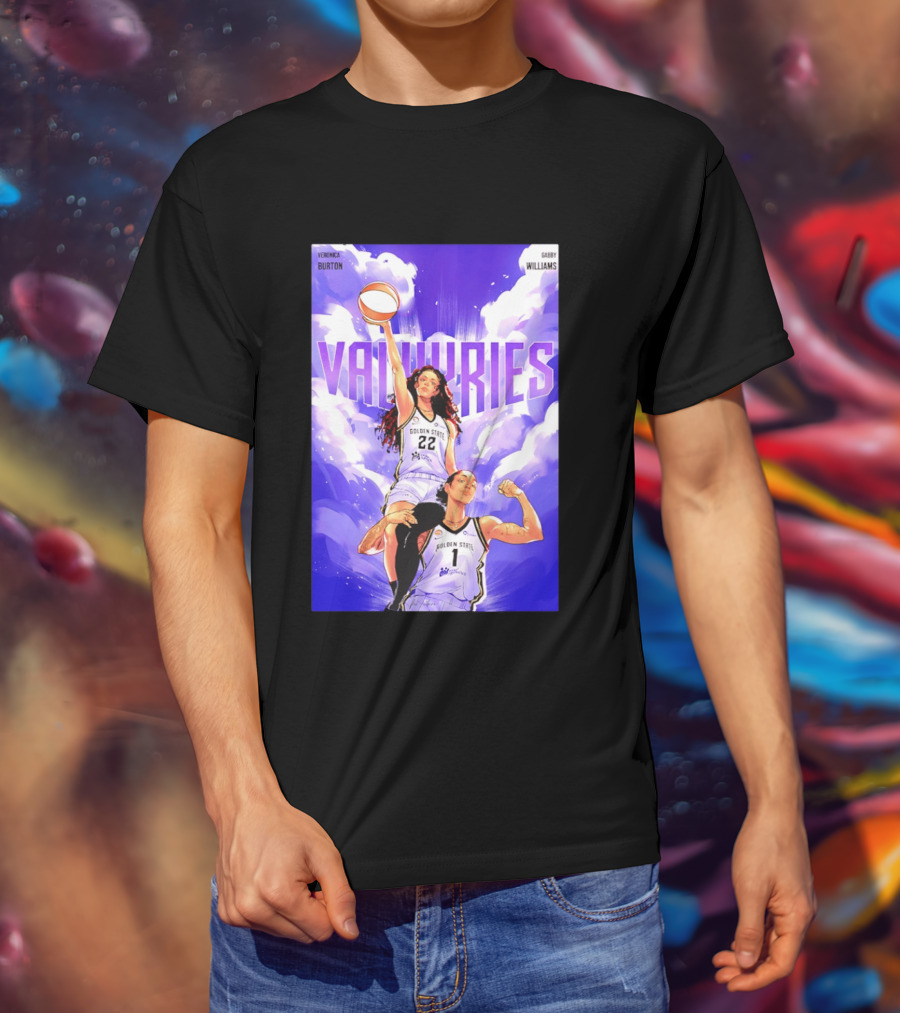 Veronica Burton Gabby Williams Golden State Valkyries Basketball Future T-Shirt