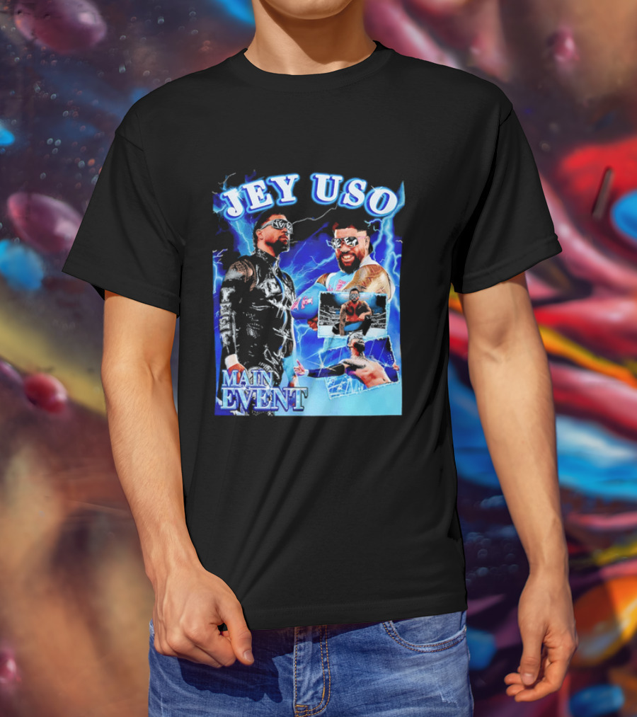 Jey Uso Main Event Yeet Energy Wrestling Highlights T-Shirt