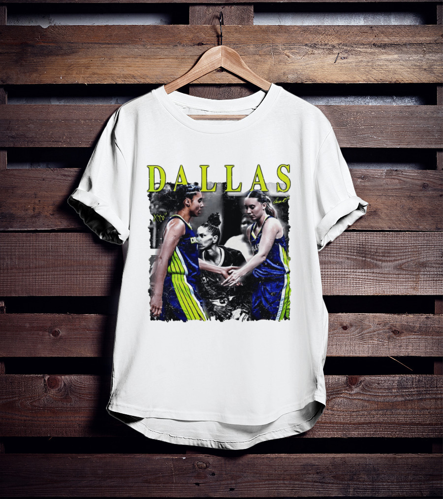 Dallas Wings Azzi Fudd Paige Bueckers WNBA 2026 Signatures T-Shirt