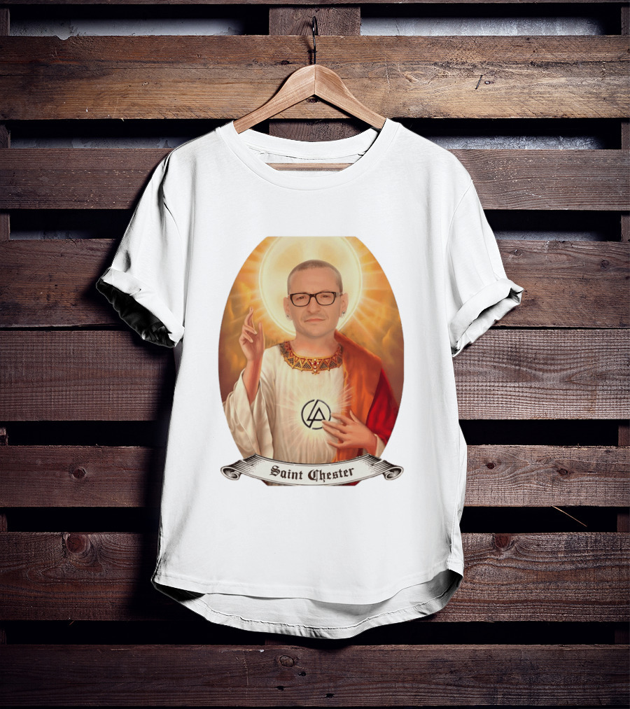 Chester Bennington Saint Chester Linkin Park Memorial T-Shirt