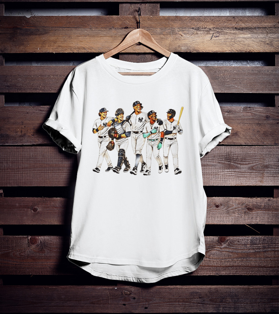 New York Yankees Cole Rice Judge Chisholm Bellinger Players Team Spirit T-Shirt