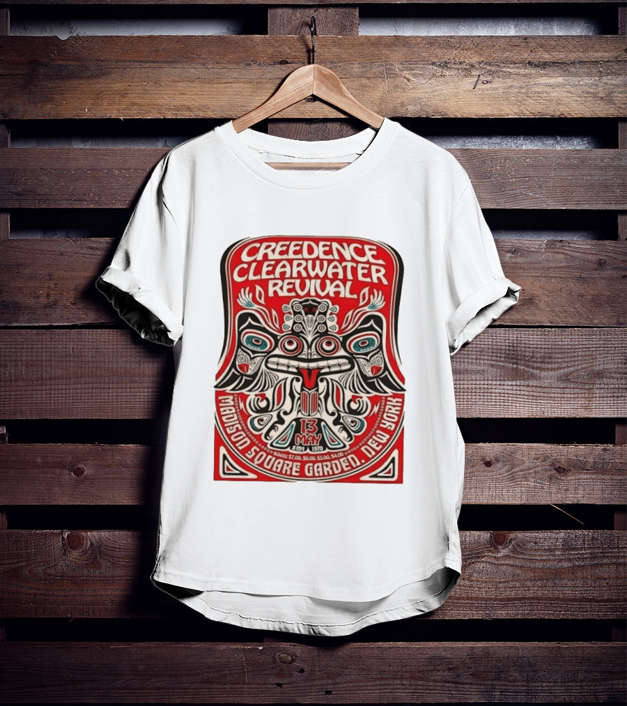 Creedence Clearwater Revival Madison Square Garden New York 13 May 1970 T-Shirt