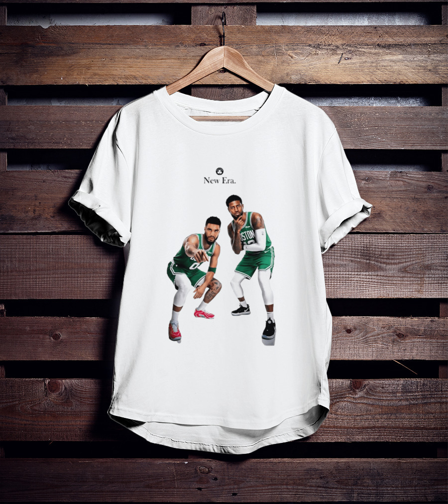 Boston Celtics Jayson Tatum Paul George New Era T-Shirt