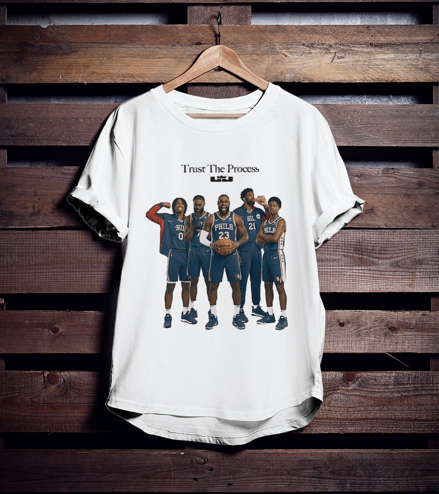 Trust The Process Philly Basketball Team Players T-Shirt