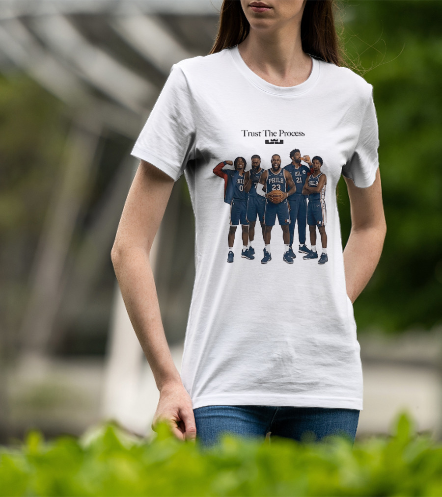 Trust The Process Philly Basketball Team Players T-Shirt