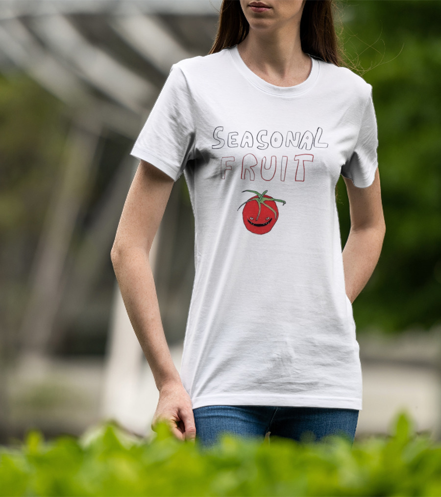 Seasonal Fruit Tomato With Painted Face T-Shirt