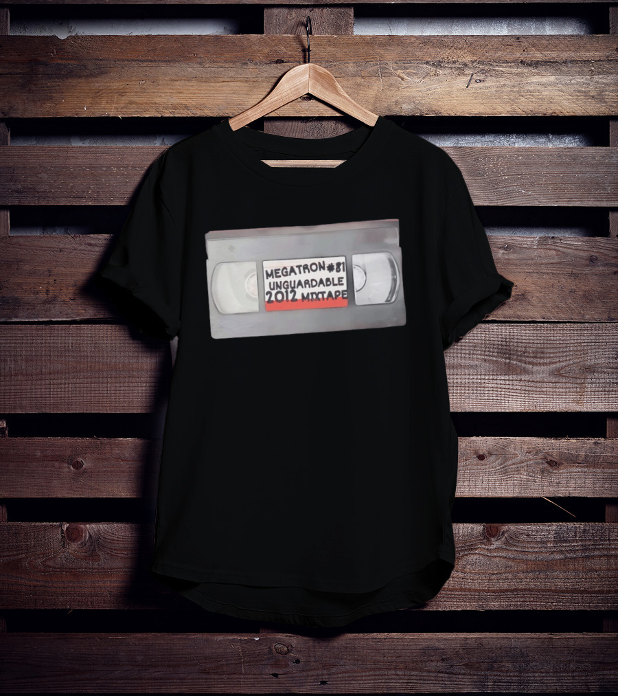 Megatron 81 Unguardable 2012 Mixtape VHS T-Shirt