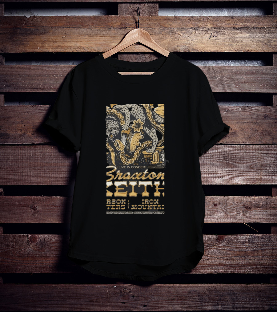 Braxton Keith Live In Concert 2026 Columbus Ohio Neon Dreams Tour T-Shirt