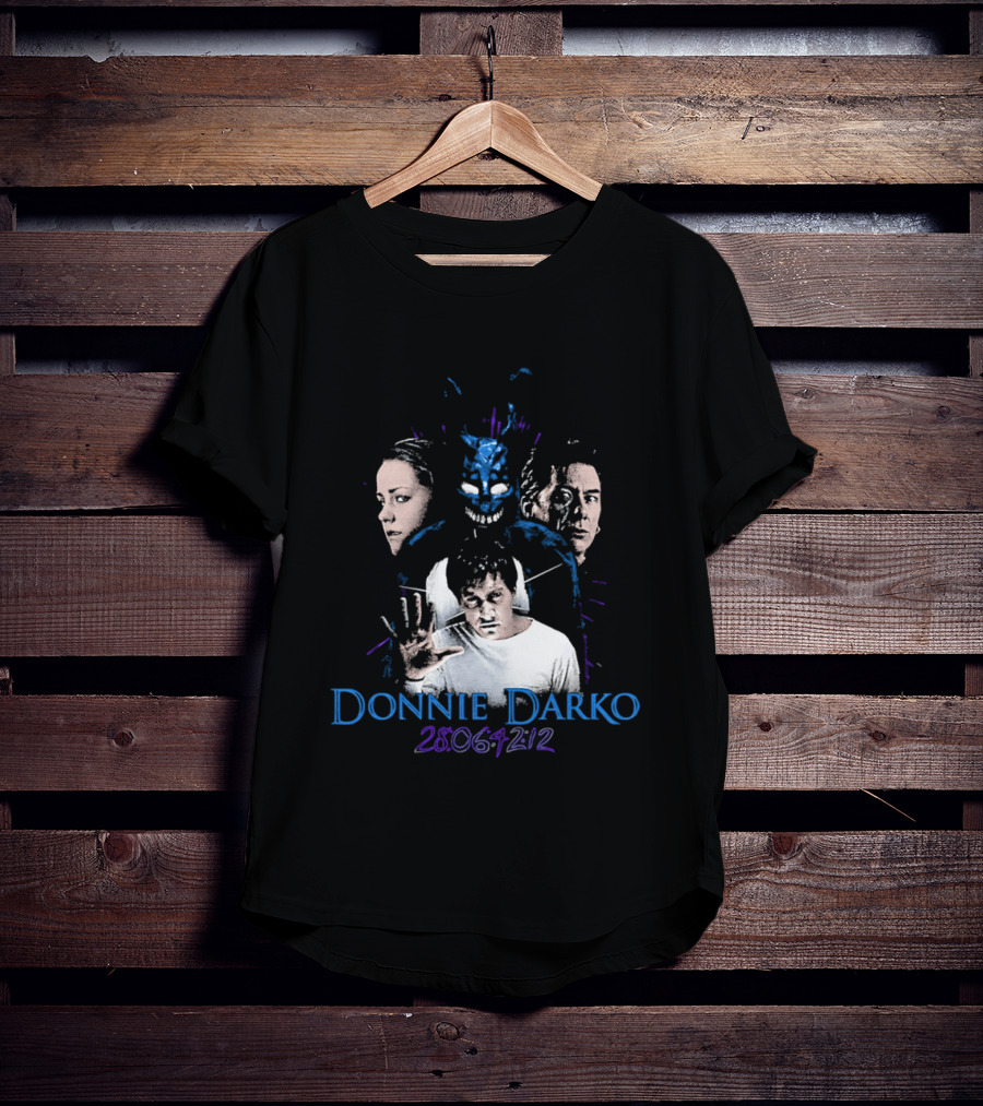 Donnie Darko 28 06 42 12 Characters And Mask T-Shirt