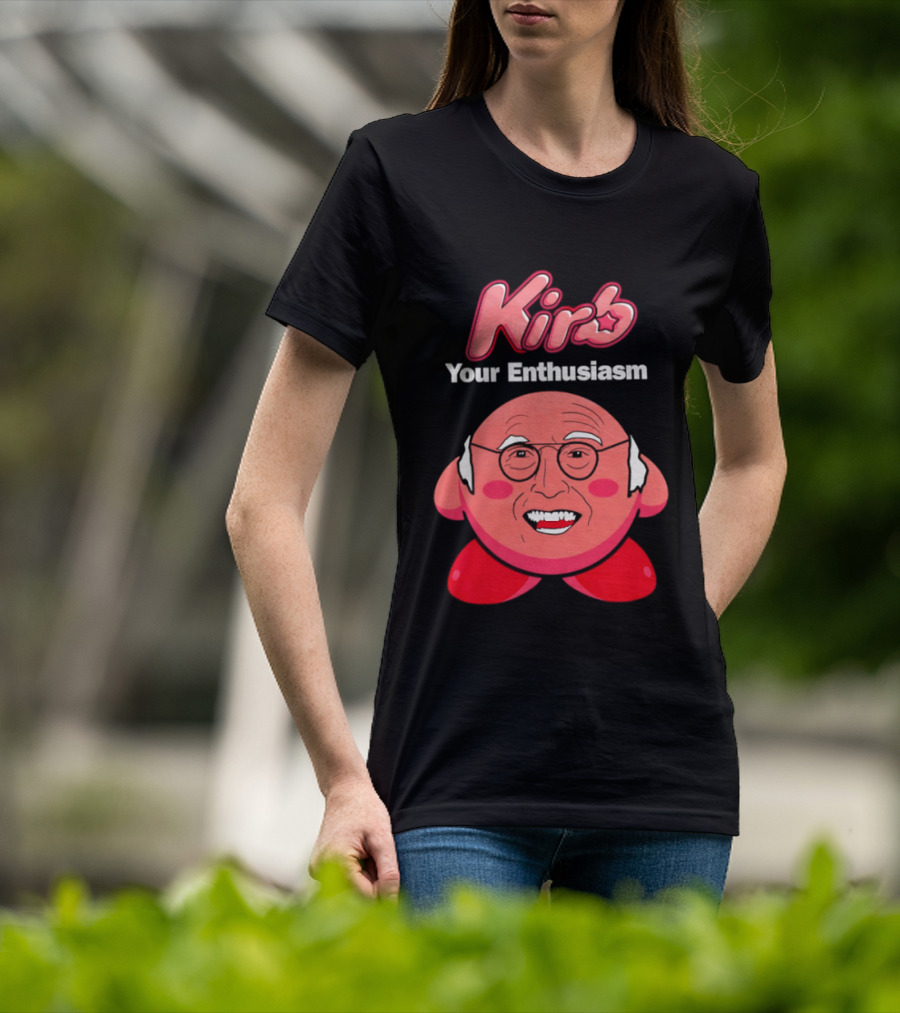 Kirb Your Enthusiasm Kirby Larry David T-Shirt