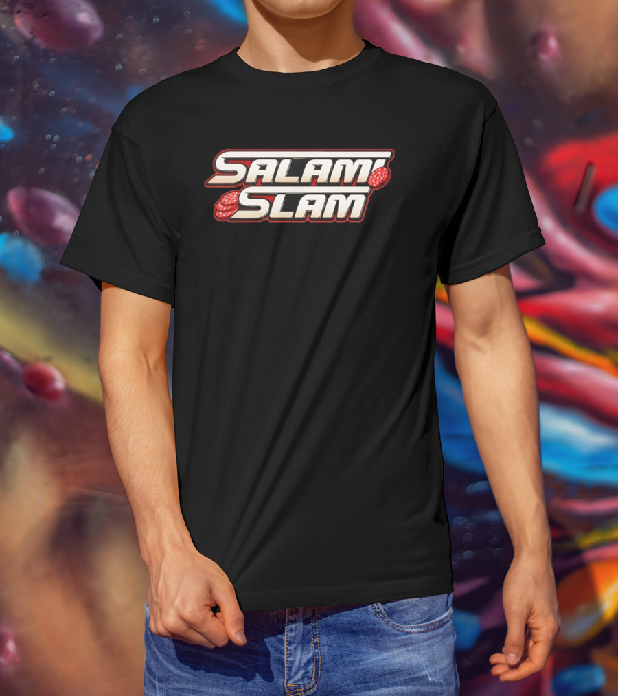 Salami Slam SummerSlam WWE Bold Iconic Wrestling T-Shirt