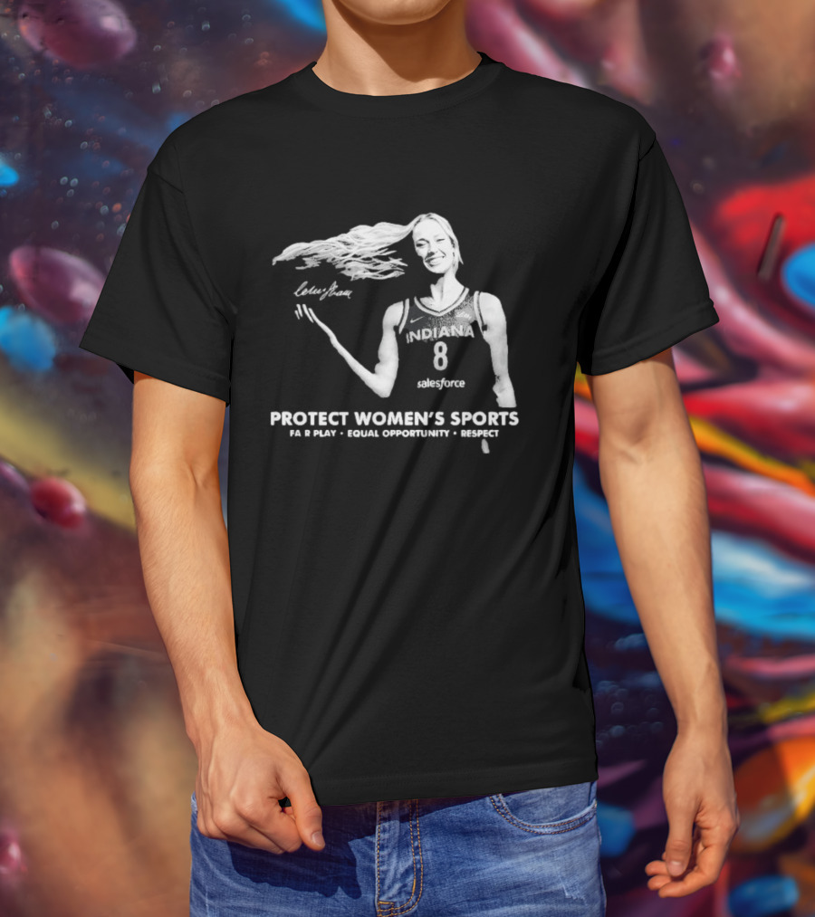 Sophie Cunningham Indiana Protect Women's Sports Fair Play Equal Opportunity Respect T-Shirt