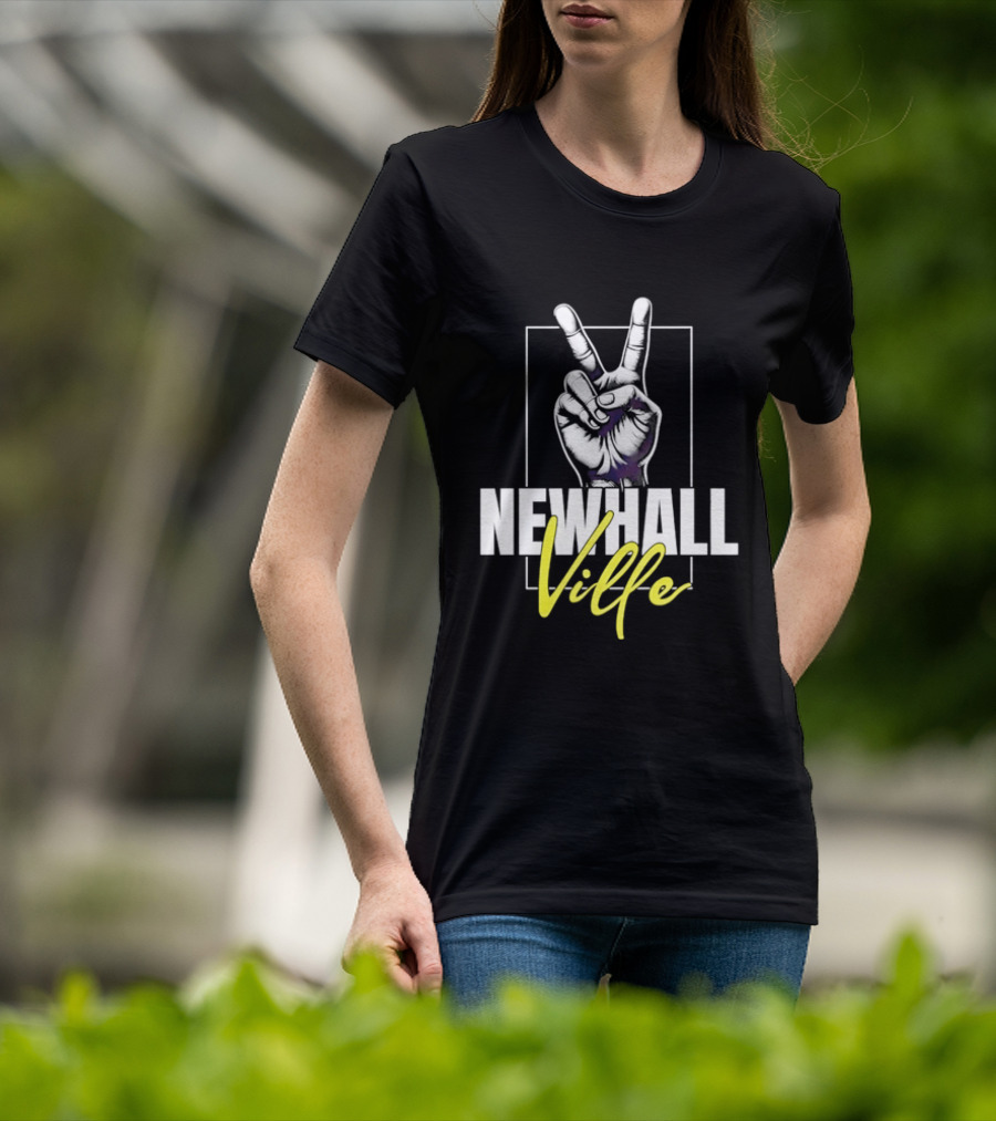 Newhall Ville Peace Gesture Hand T-Shirt