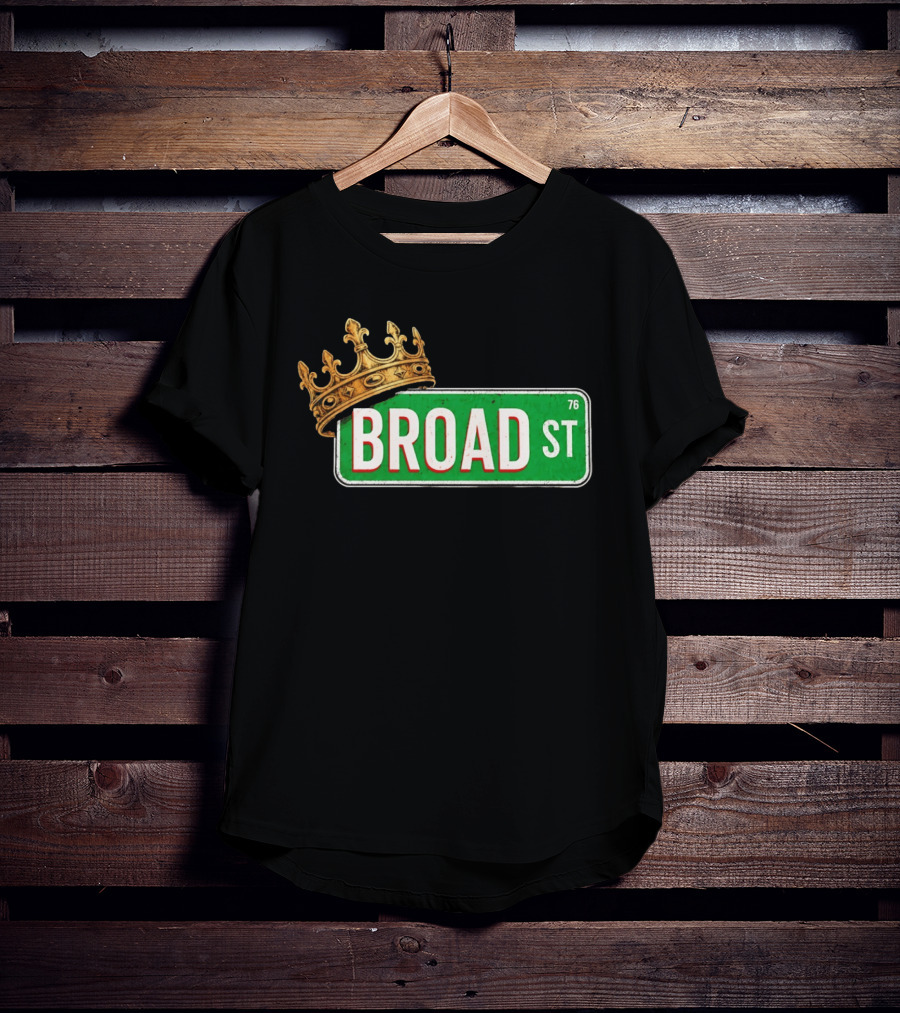 Philadelphia 76ers Broad Street 76 King Crown T-Shirt