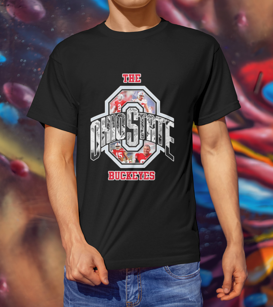 Ohio State Buckeyes Football Collage Ohio State T-Shirt
