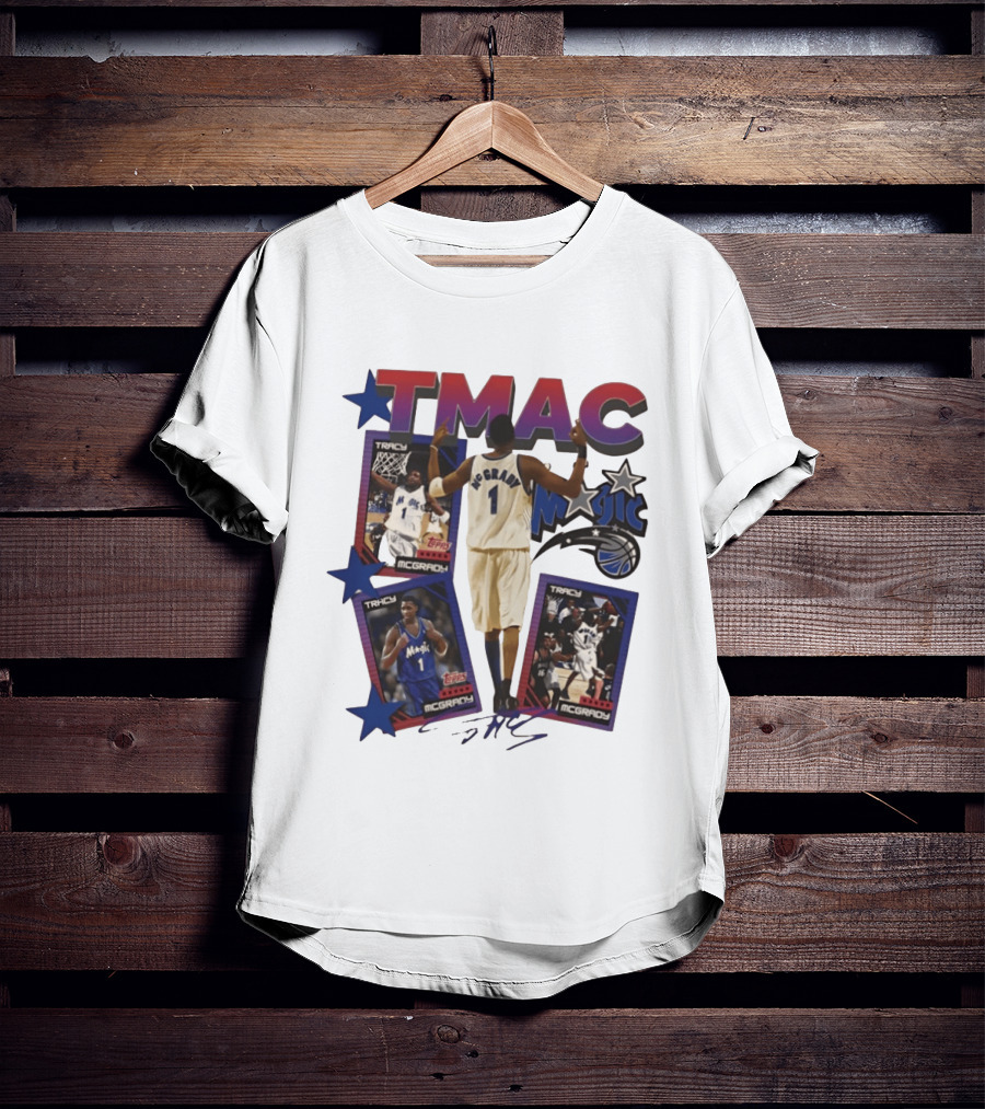 TMAC Tracy McGrady Magic Basketball Legends T-Shirt
