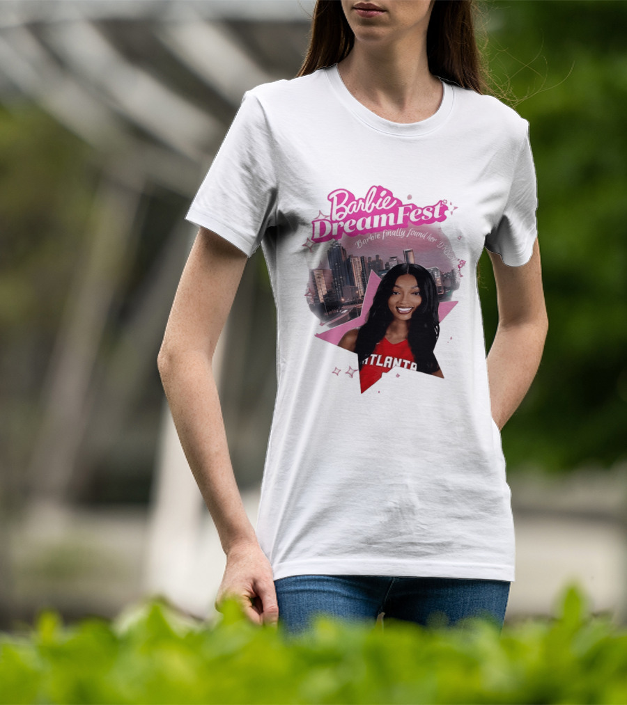 Barbie Dream Fest Angel Reese Atlanta Dream Basketball Barbie Finally Found Her Dream T-Shirt