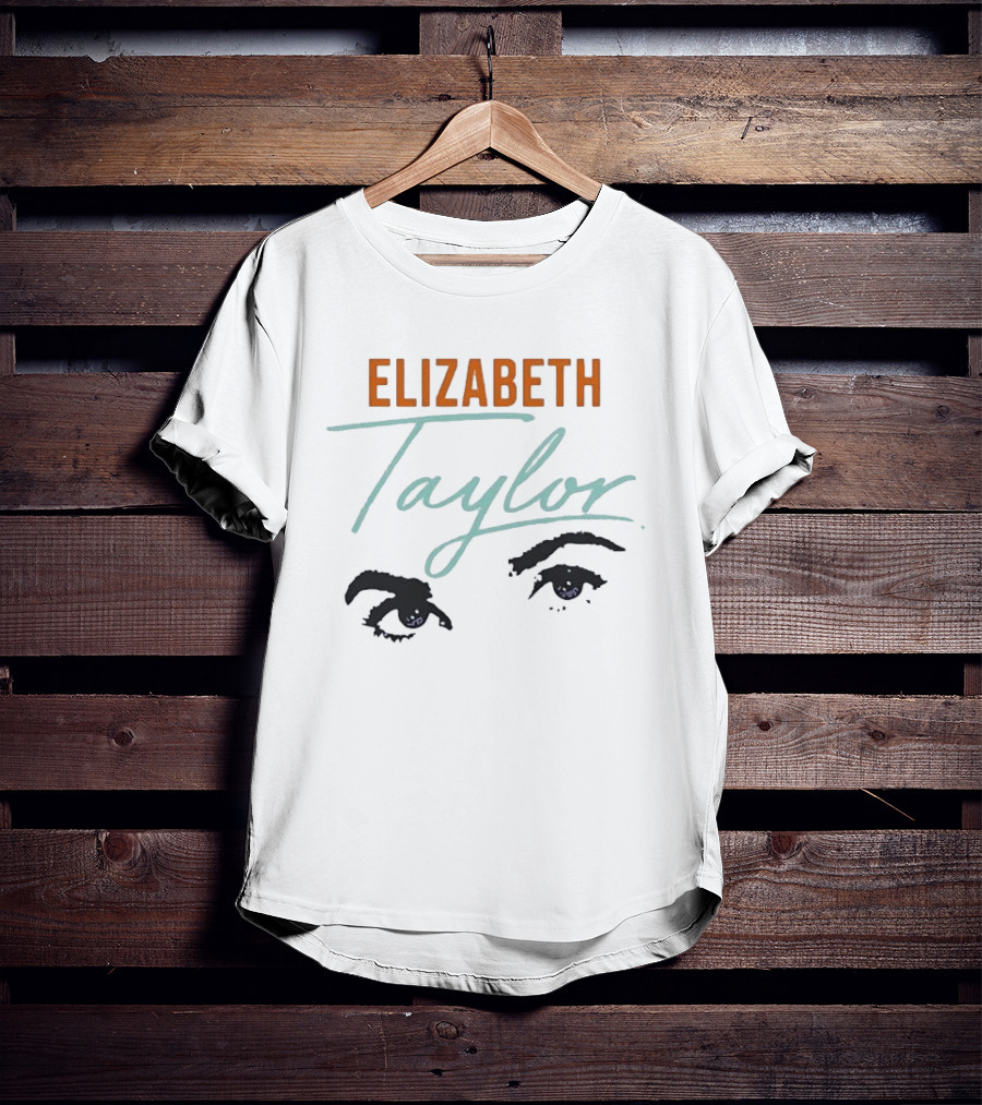 Elizabeth Taylor Iconic Eyes And Signature T-Shirt